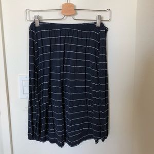 Off the shoulder striped top